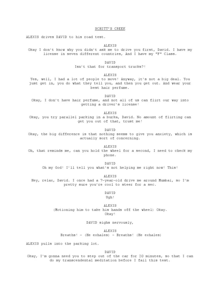 Schitt's Creek PDF