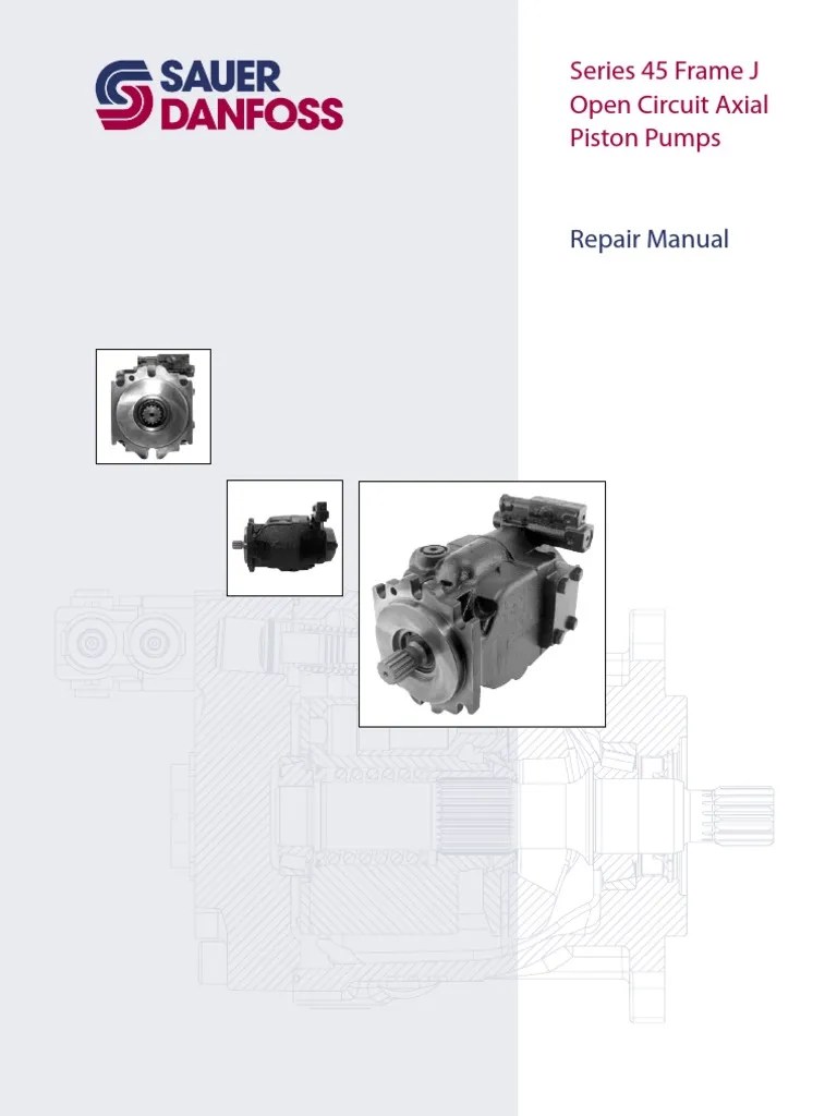 Repair Manual: Series 45 Frame J Open Circuit Axial Piston Pumps | PDF