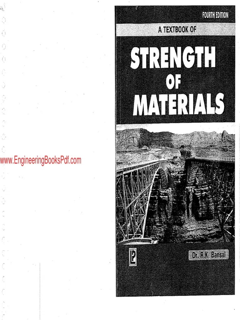 Strength of Material by R K Bansal PDF