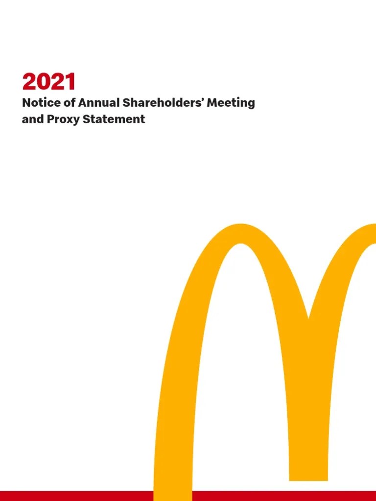 2021 Proxy Statement PDF Proxy Voting Franchising