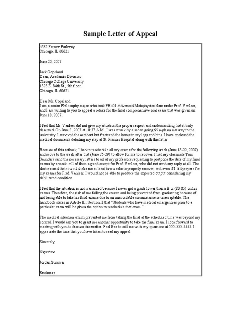 Sample formal lettersl