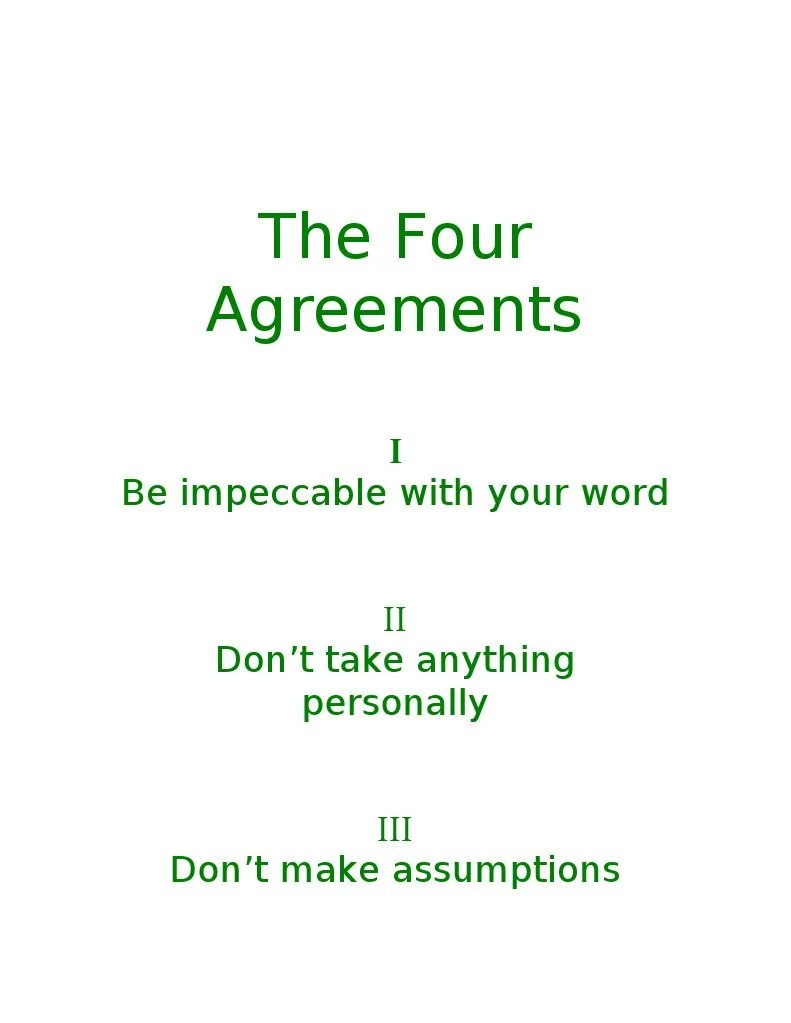 The Four Agreements PDF
