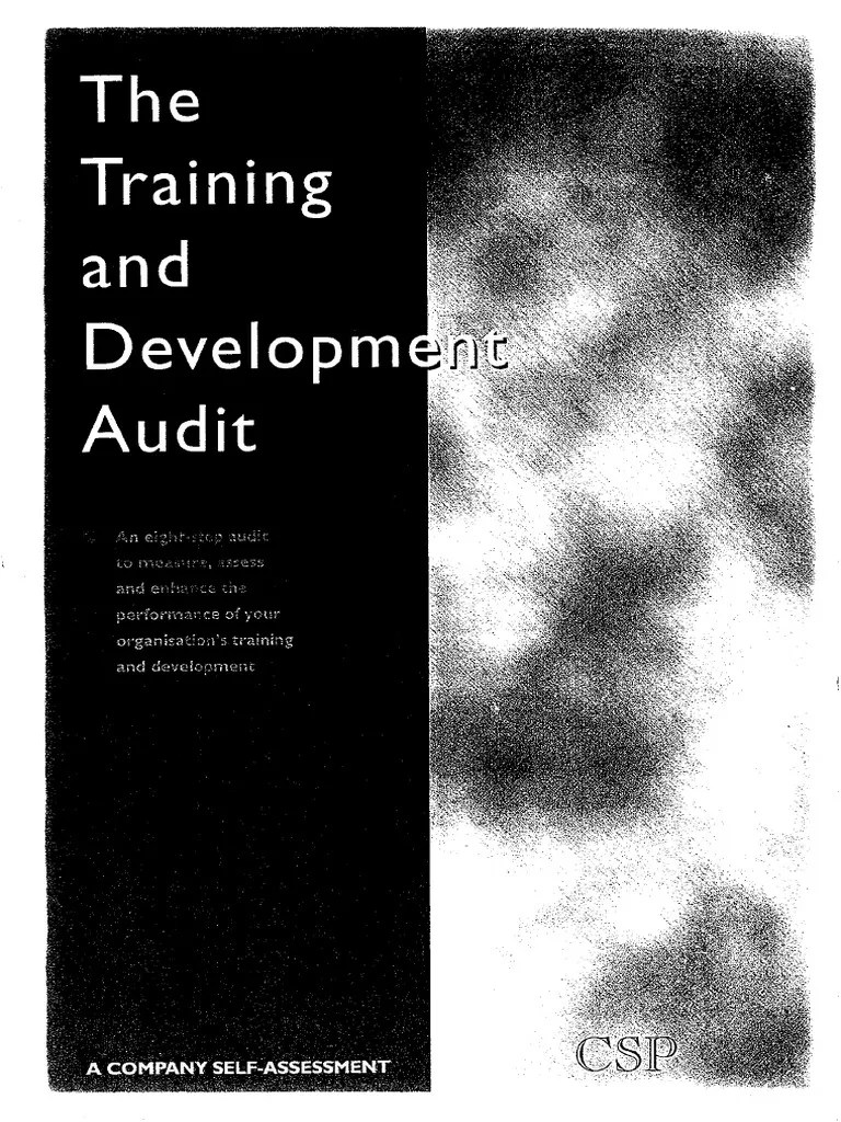 Rosemary Harrison The Training and Development Audit An EightStep