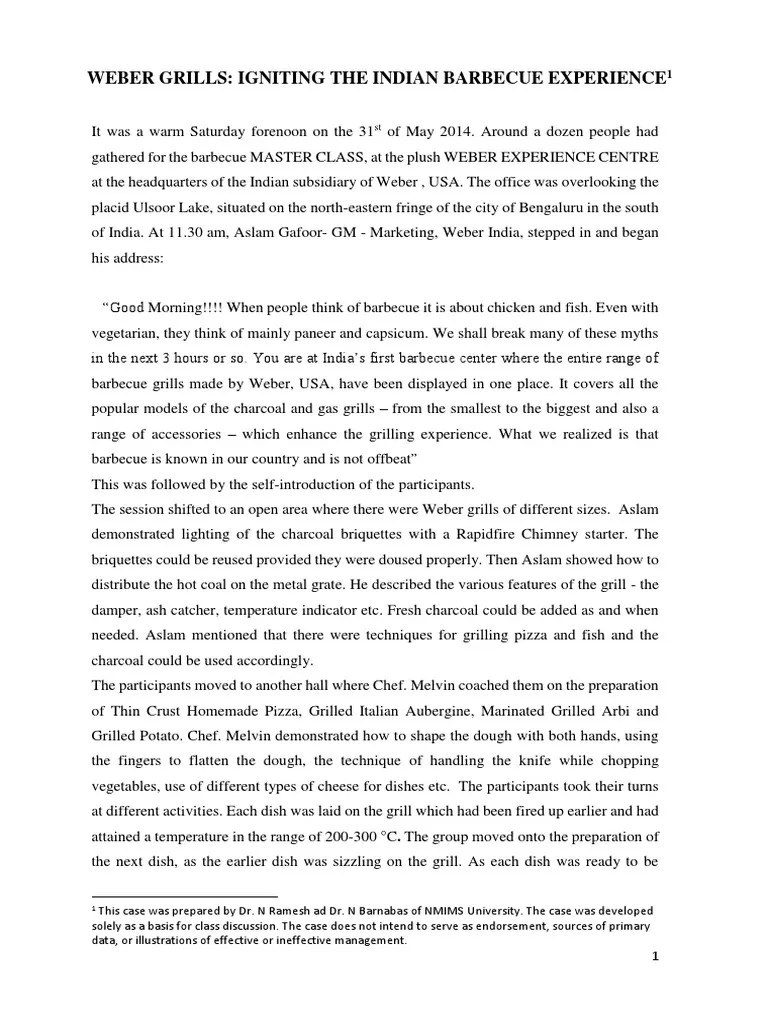 Weber Grills - Final | PDF | Barbecue Grill | Barbecue