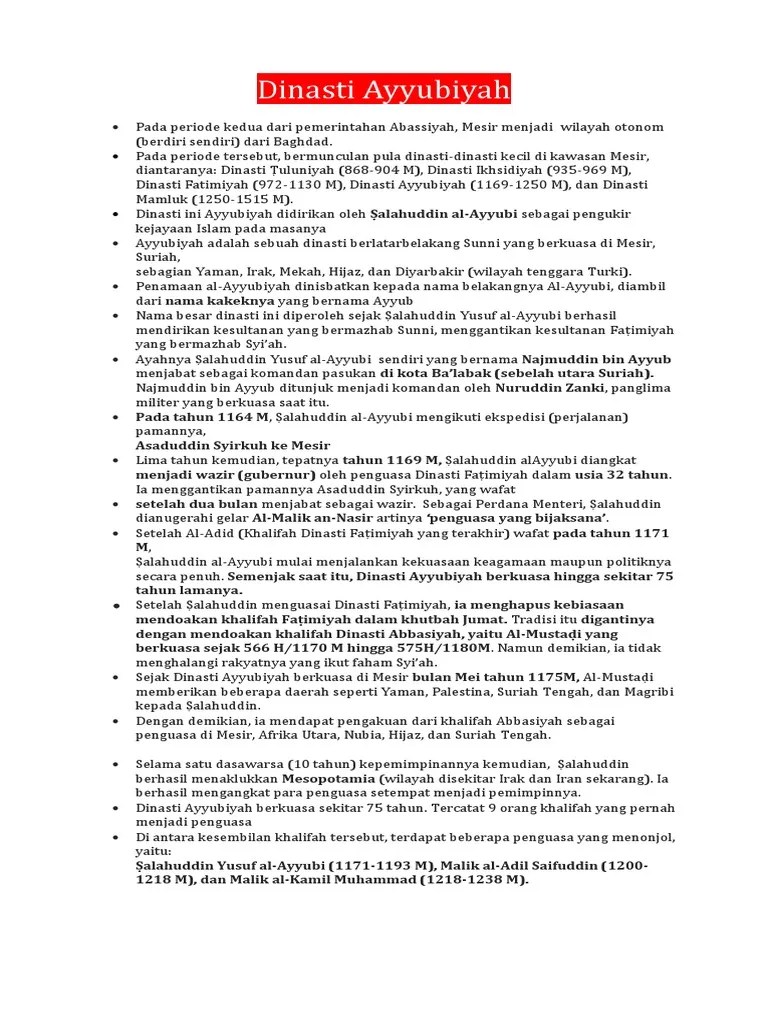 Dinasti Ayyubiyah