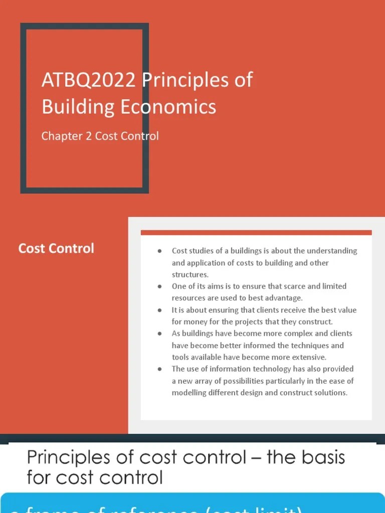 Chap 2 Cost Control PDF Cost Accounting Valuation (Finance)