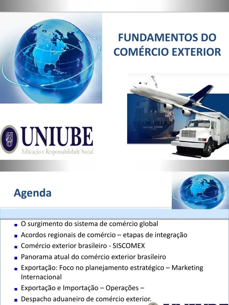 Fundamentos do Comércio Exterior EAD Comércio