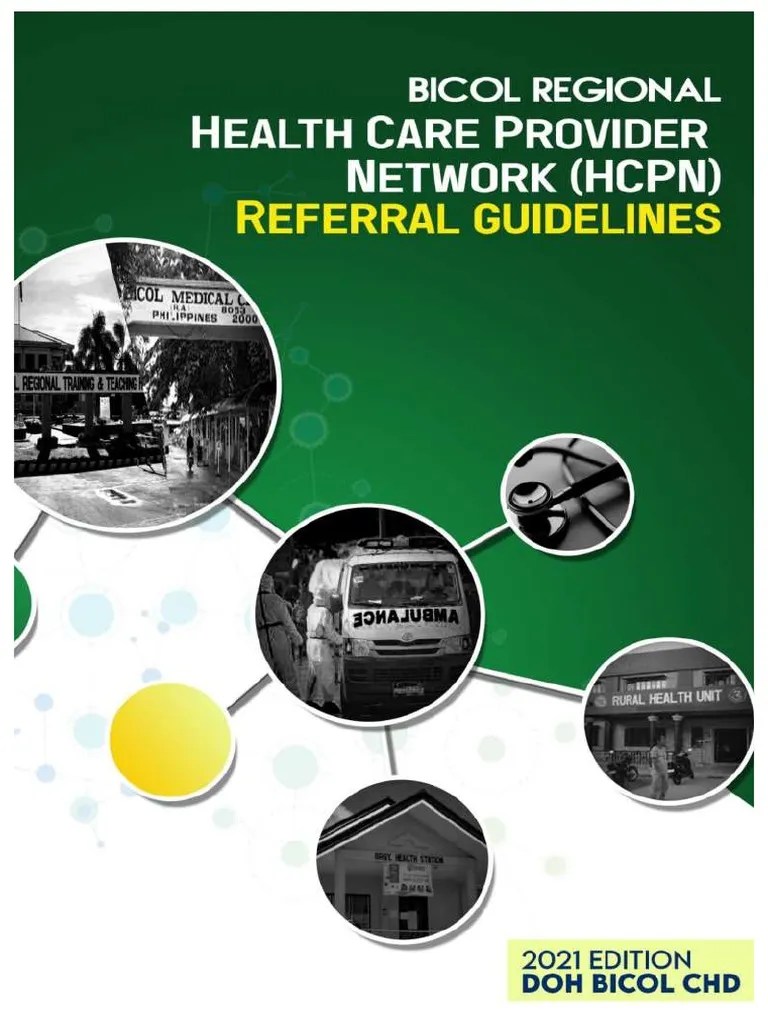 Bicol Regional HCPN Referral Guidelines PDF Health Care Medical