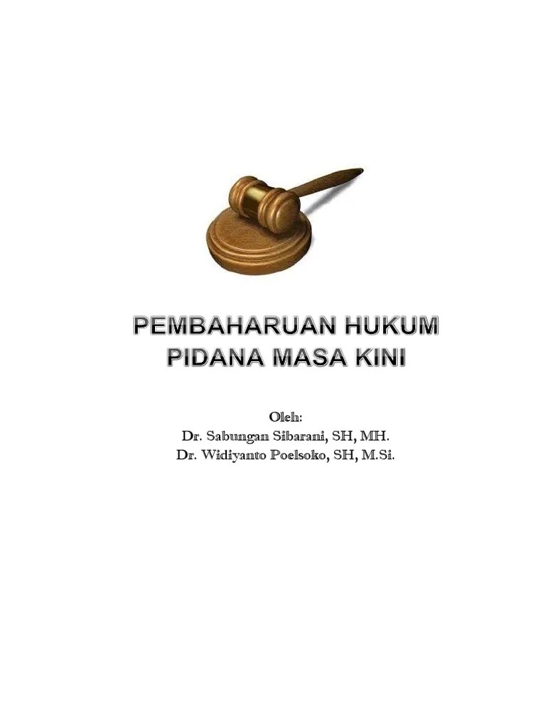 Buku Pembaharuan Hukum Pidana | PDF