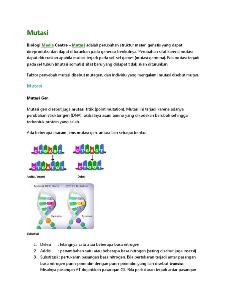 Mutasi | PDF