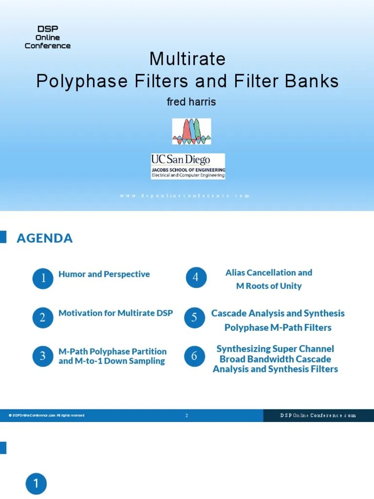 Multirate Polyphase Filters and Filter Banks PDF Digital Signal