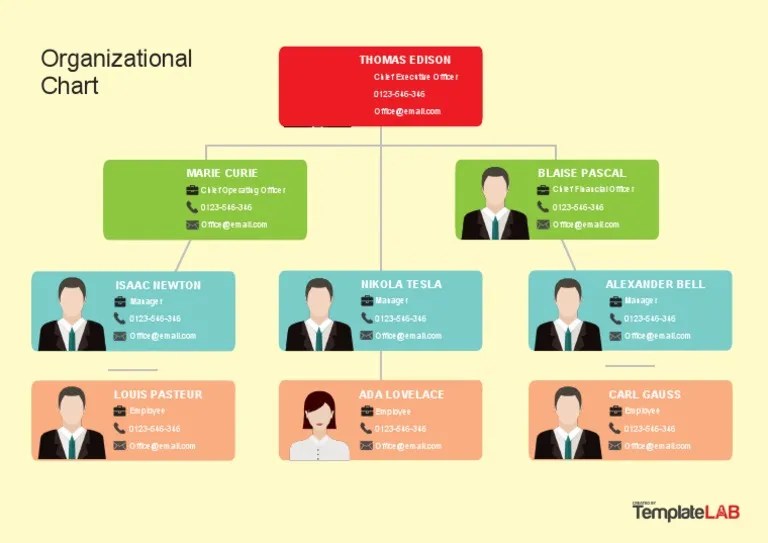 Org Chart Template 5 PDF