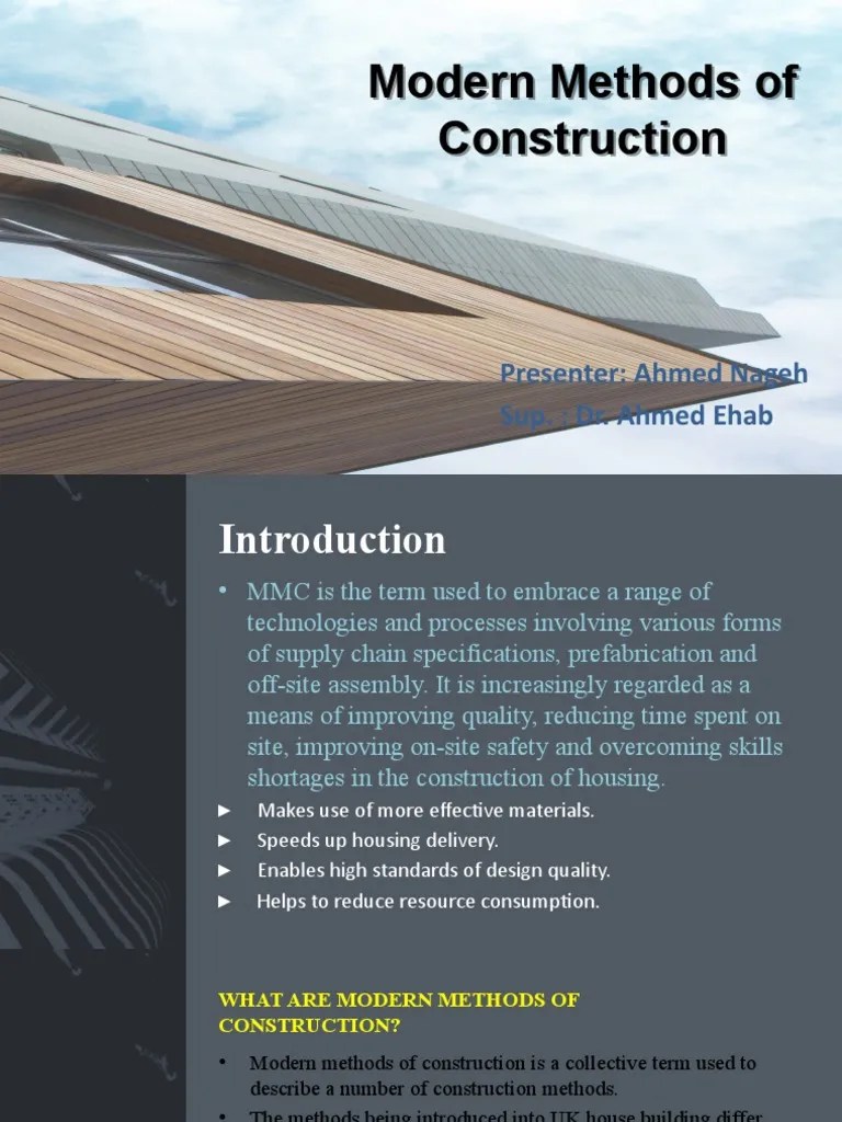 Modern Methods of Construction Modern Methods of Construction PDF
