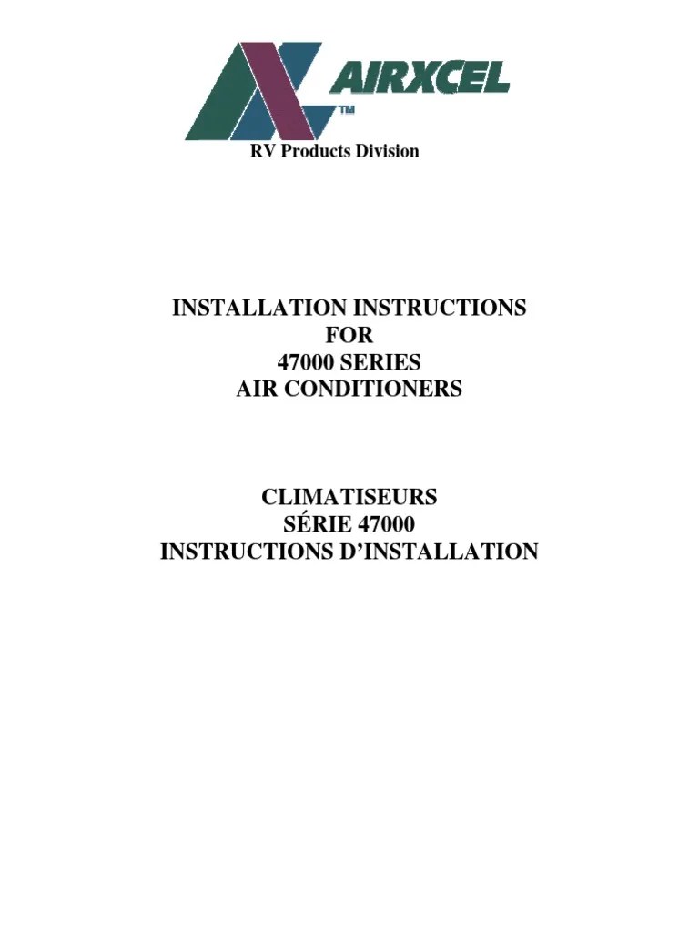Coleman Mach 8 Ac Installation Instructions | PDF | Electrical Wiring