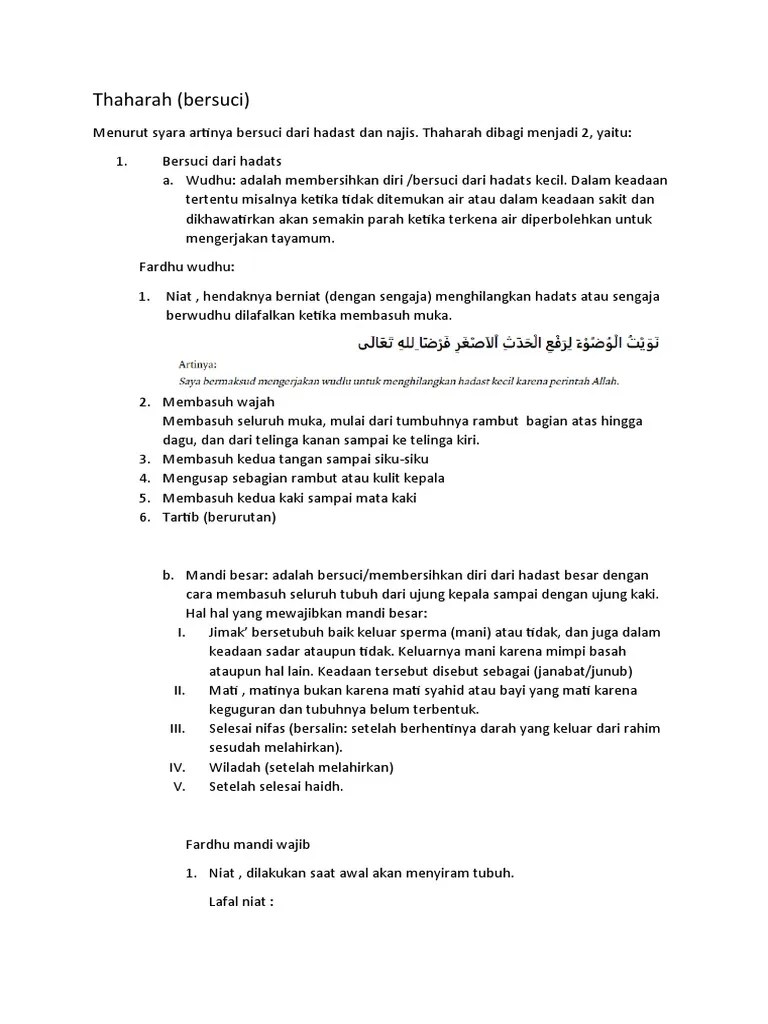 belajar thaharah | PDF