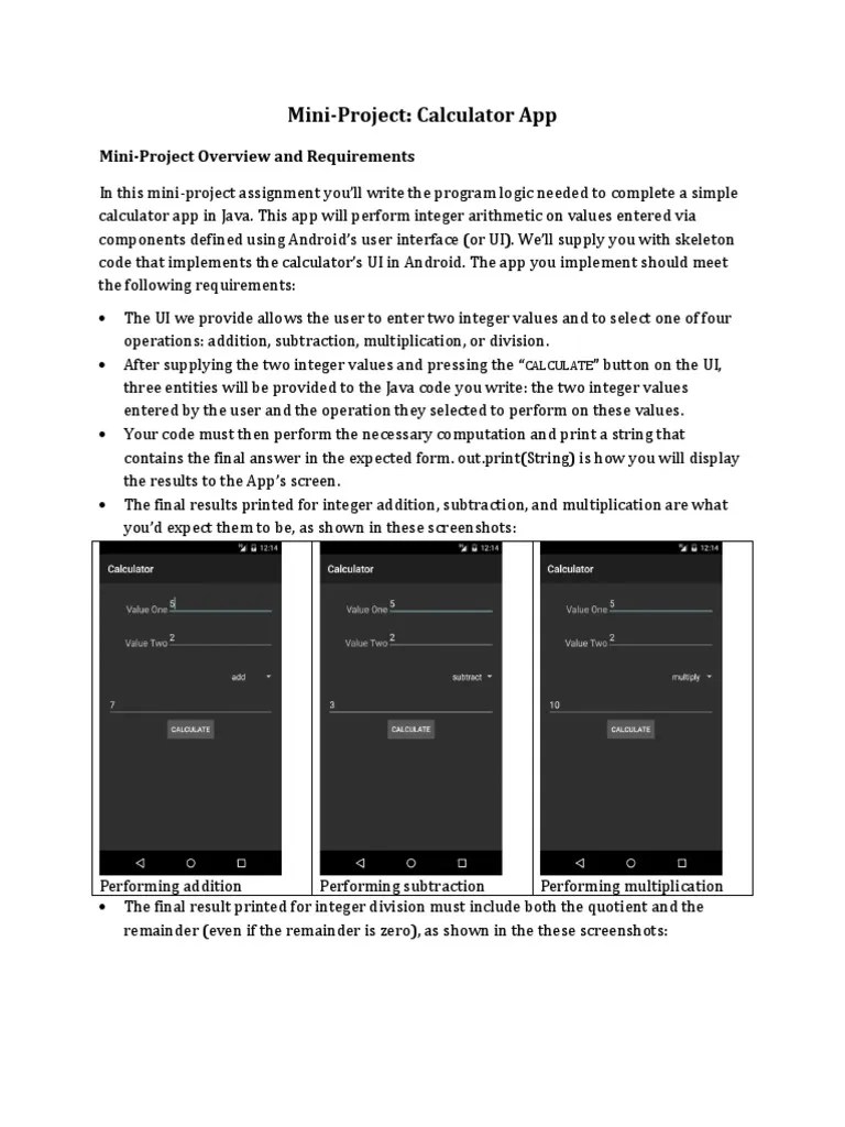 m8 Calculator App Instructions PDF Method Programming