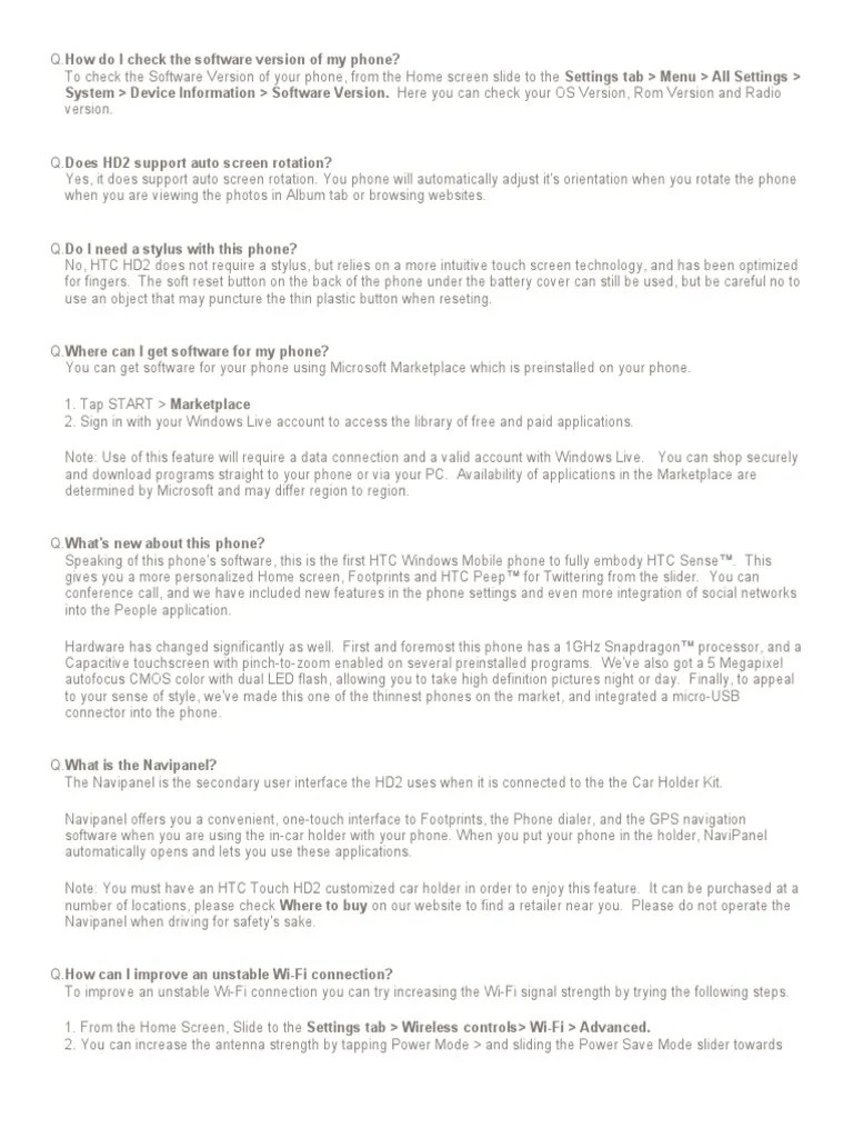 HTC-Help and How To's | PDF | Computer File | Computer Engineering