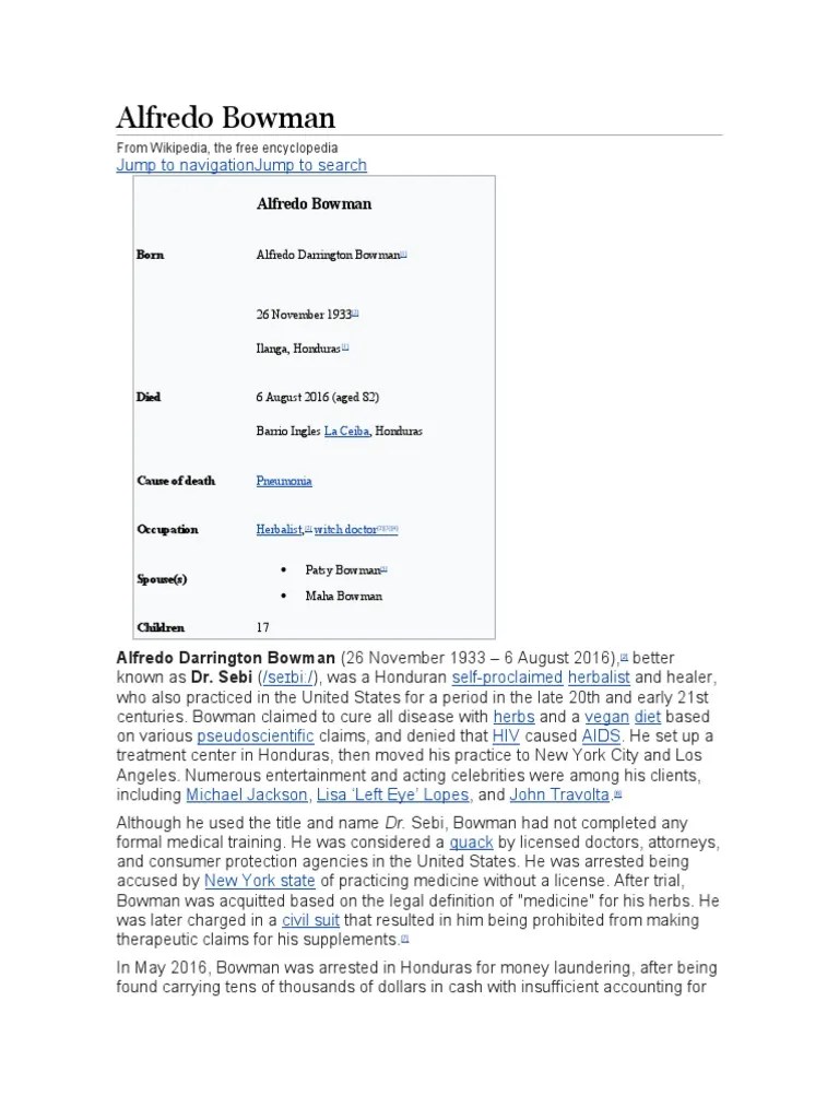 Alfredo Bowman Jump To Navigation Jump To Search PDF Medical