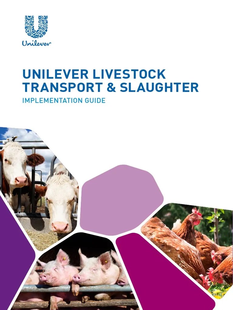 Unilever Livestock Transport and Slaughter Implementation Guide Tcm244