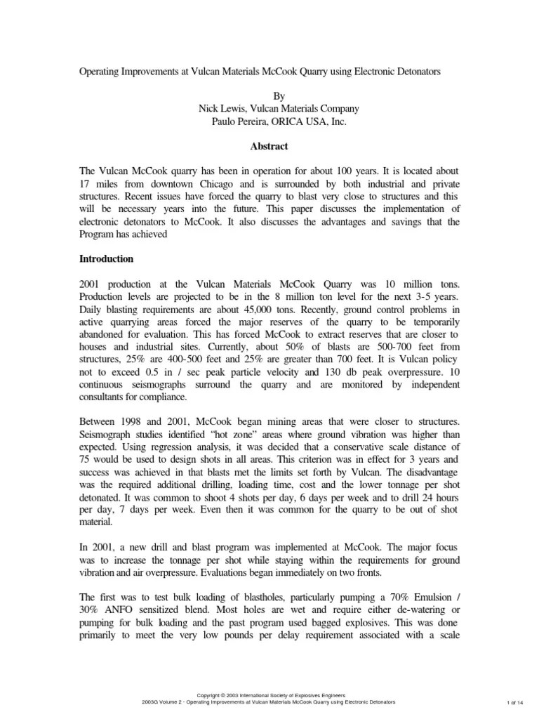 McCook Quarry Paper PDF Variance Standard Deviation