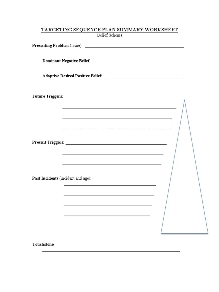 Targeting Sequence Plan Summary Worksheet | PDF