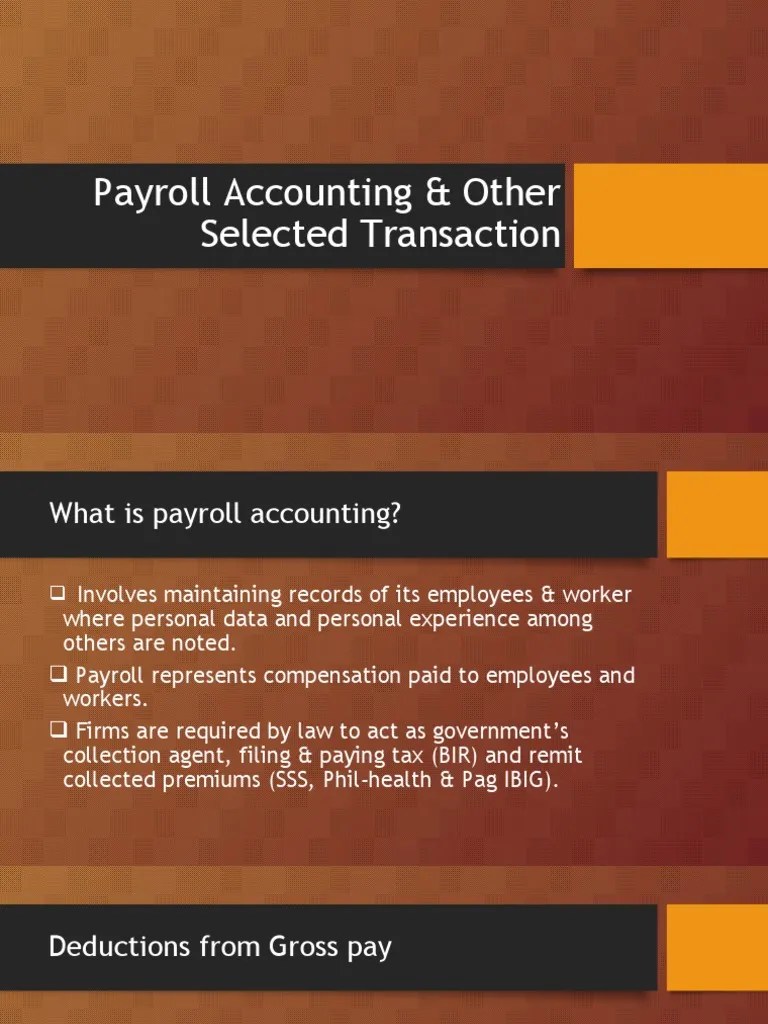 CHPTR 6 Payroll Accounting & Other Selected Transaction (2021) PDF