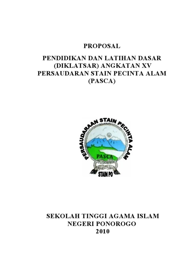 Proposal Diksar XV | PDF