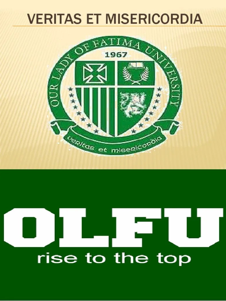 Olfu Mission, Vission, History and Core Values PDF