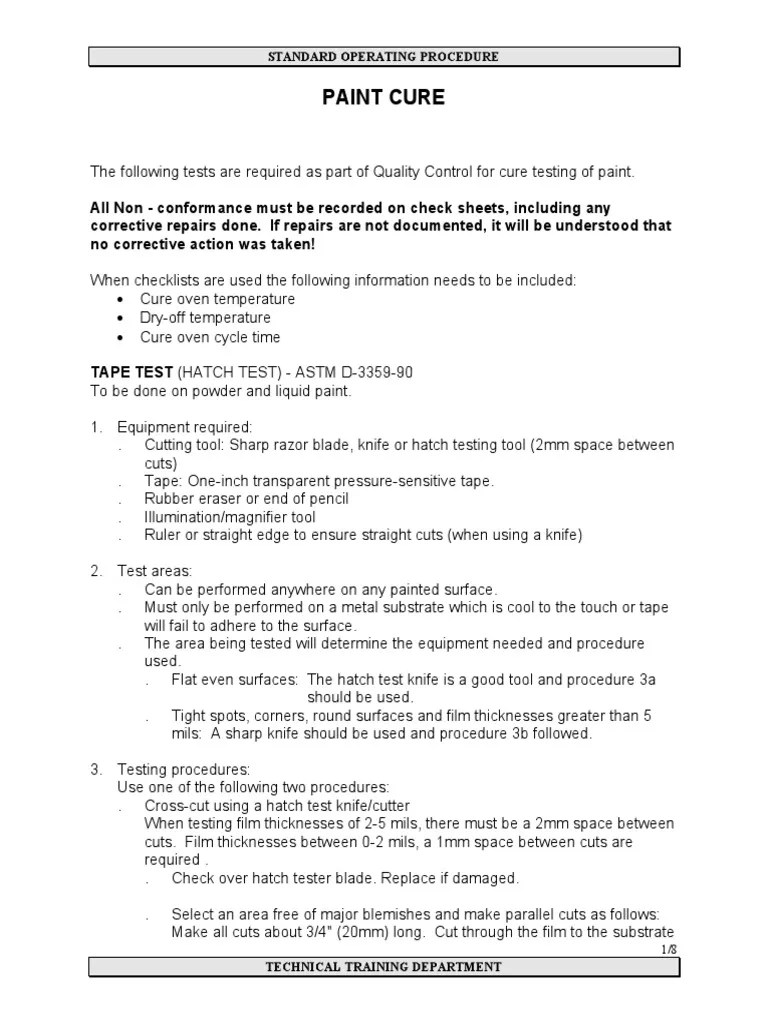 Paint Cure PDF Paint Chemistry