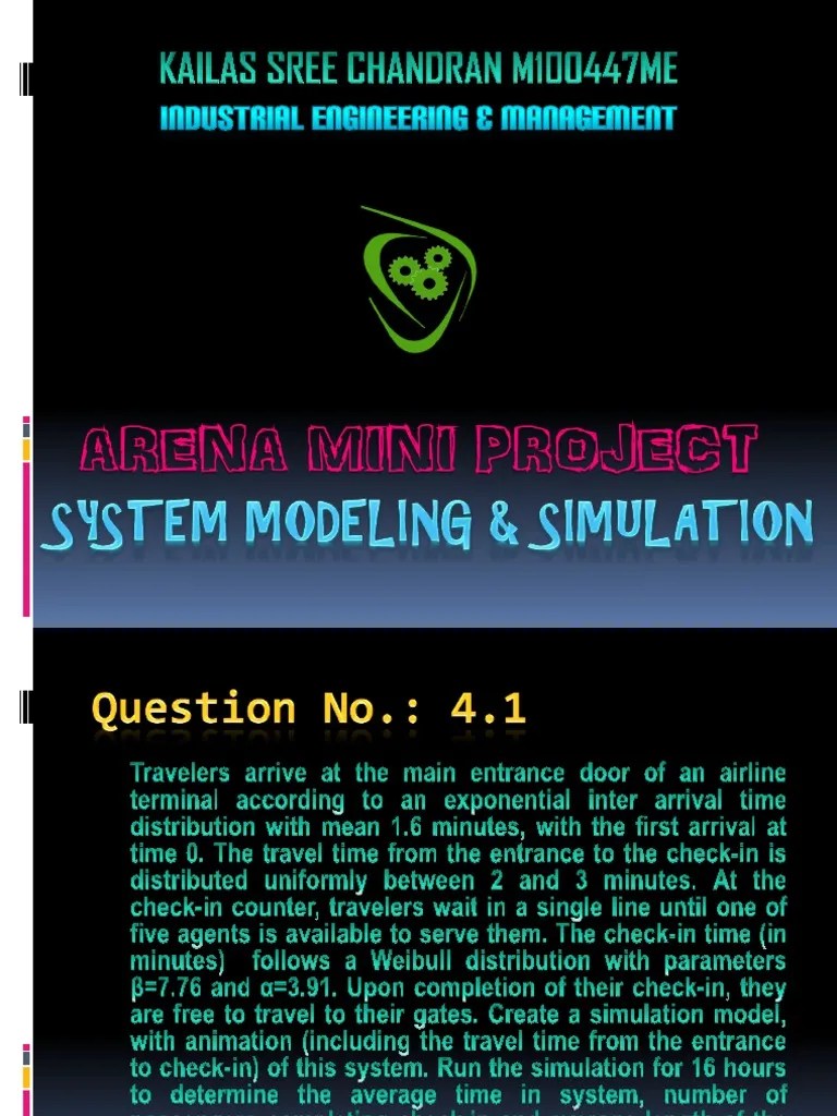 ARENA Simulation Mini Project Transport Business