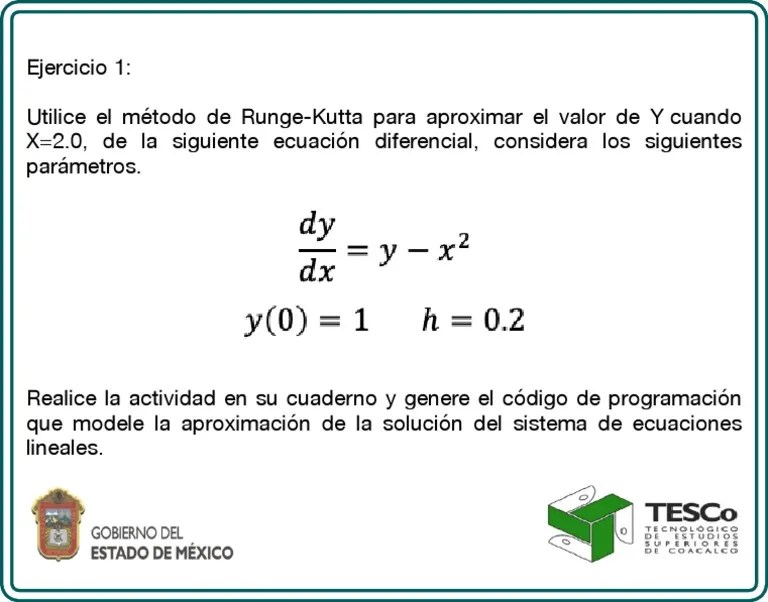 Ejercicio Runge Kutta PDF