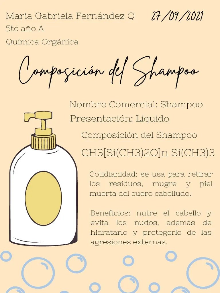 Composición Química Del Shampoo PDF