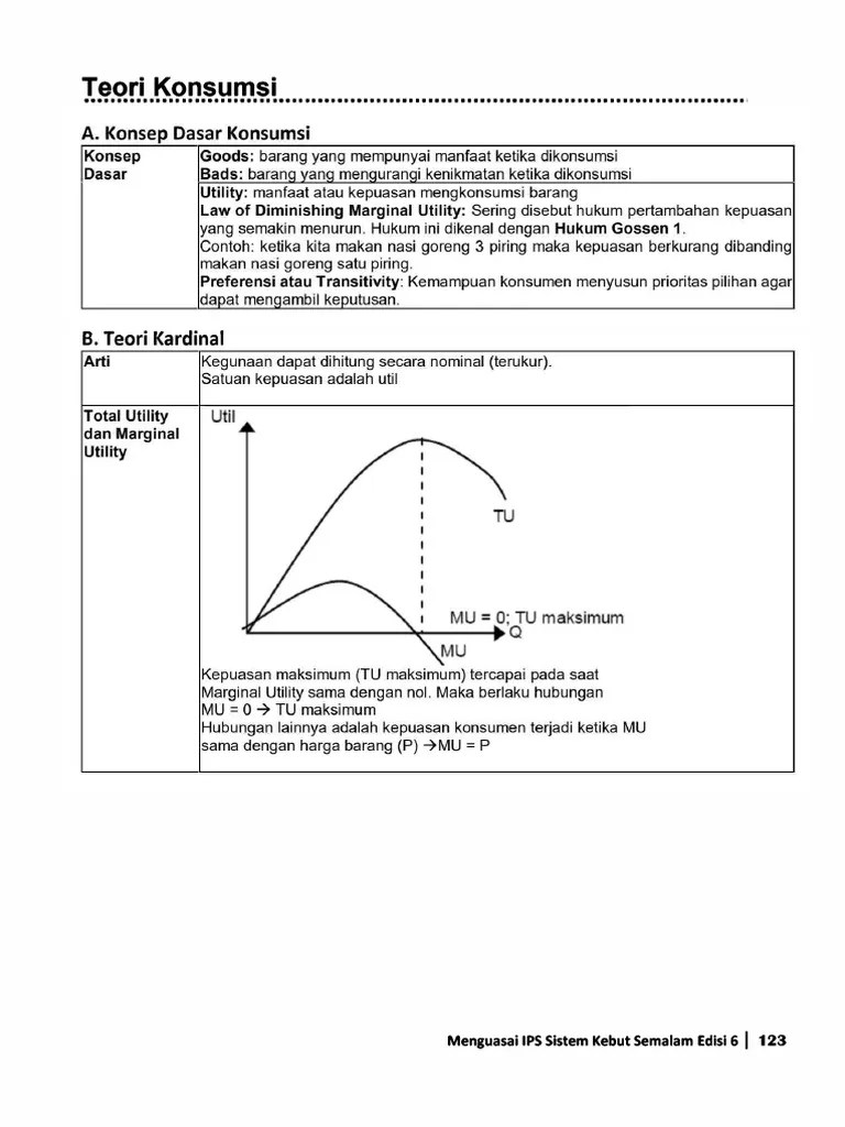 Teori Konsumsi | PDF