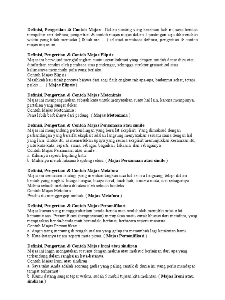 Macam Macam Majas Dalam Puisi – Rasanya