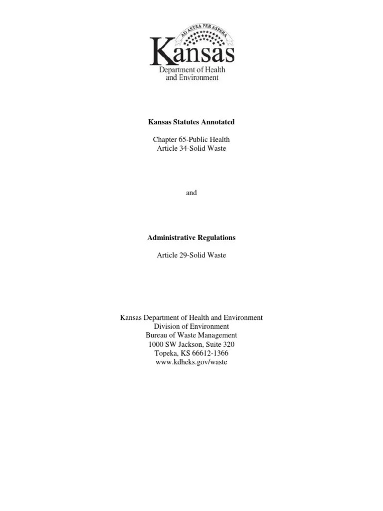 Kansas Statutes Annotated 2025 Brandon Rutherford