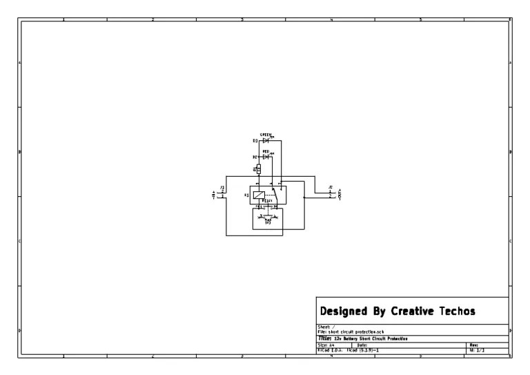 12v Battery Short Circuit Protection Schematic | PDF