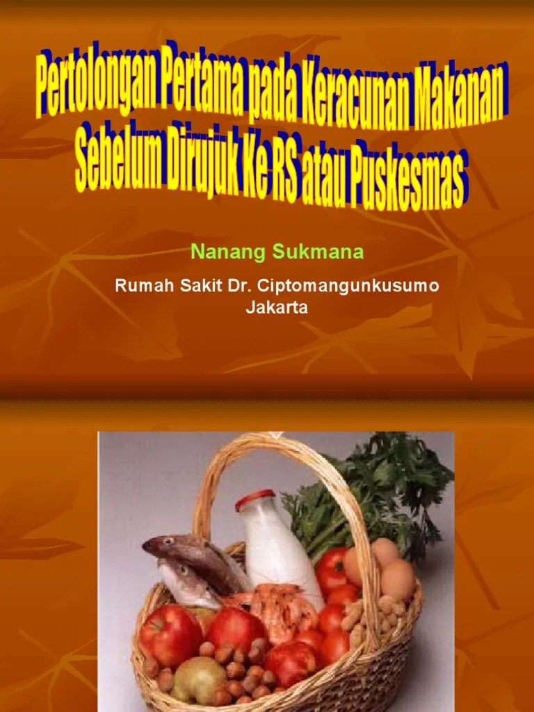 Penanganan Pertama Keracunan Makanan