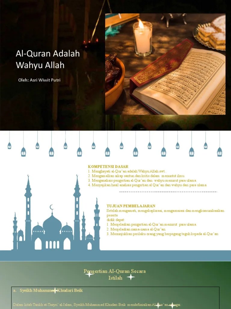 al-Qur&rsquo;an Hadits X bab 1 | PDF