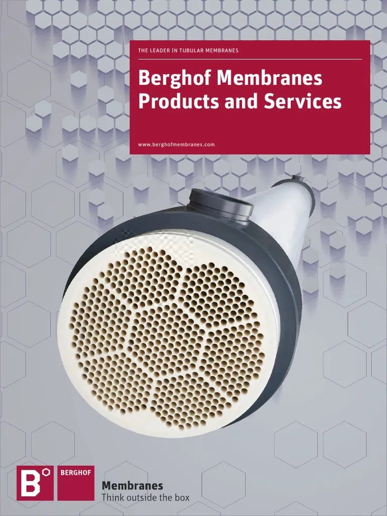 Products and Services ׀ Berghof Membranes The Leader in Tubular