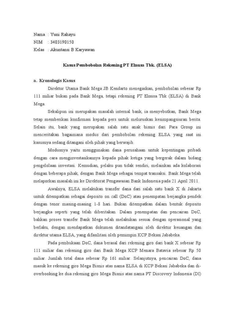 Word Office Analisis Kasus Elnusa PDF