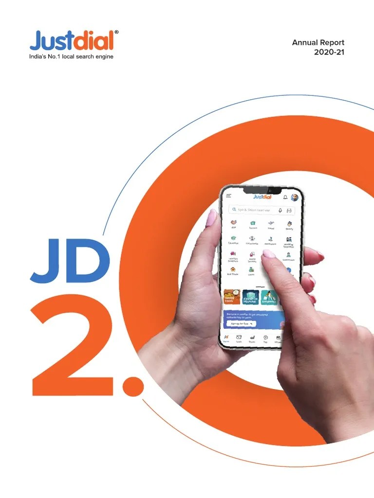 Justdial Annual Report 2020 21 210908080658 PDF E Commerce