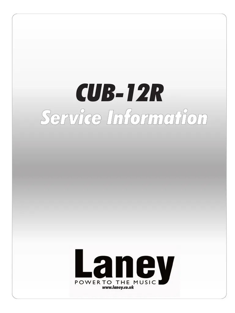 Laney Cub 12R Schematic PDF