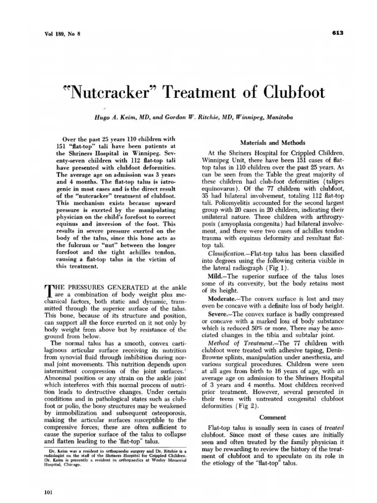 Nutcracker PDF Ankle Foot