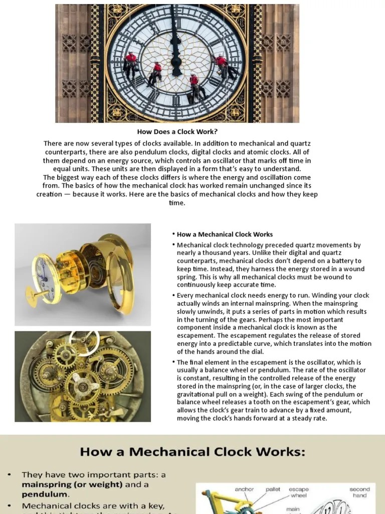 How Does A Clock Work? PDF
