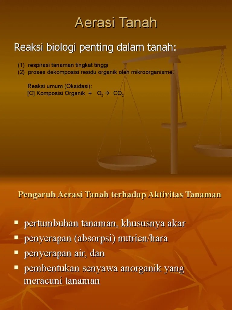 Aerasi Tanah | PDF