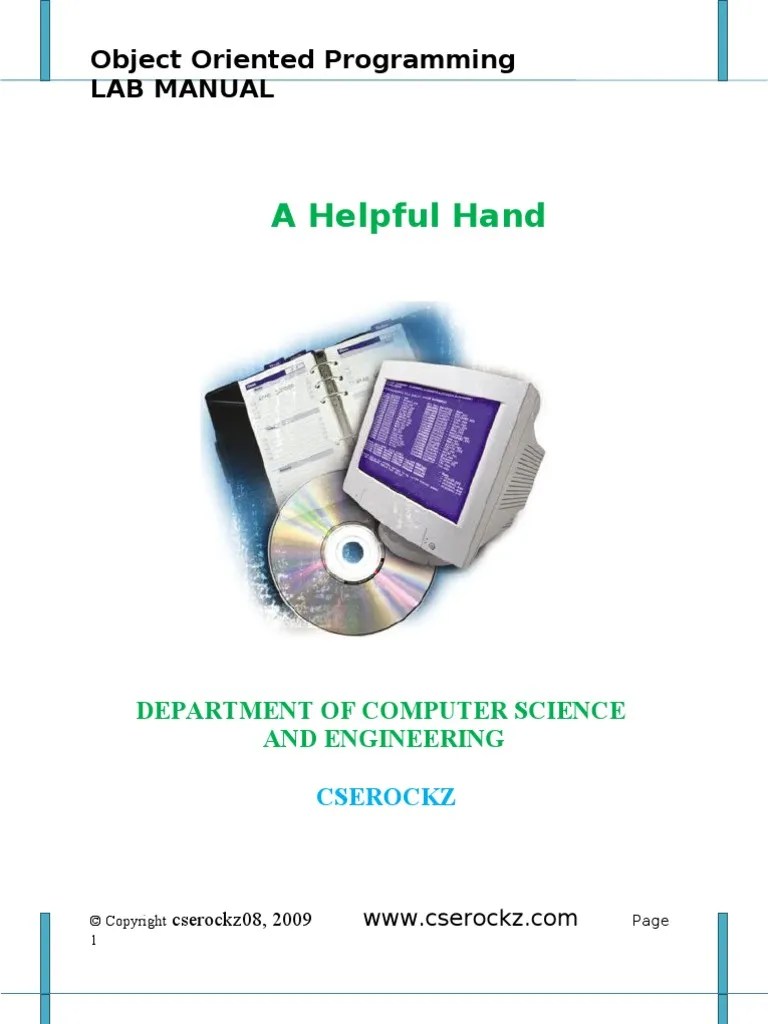 Java Lab Manual Complete With Installation and Viva Questions C++