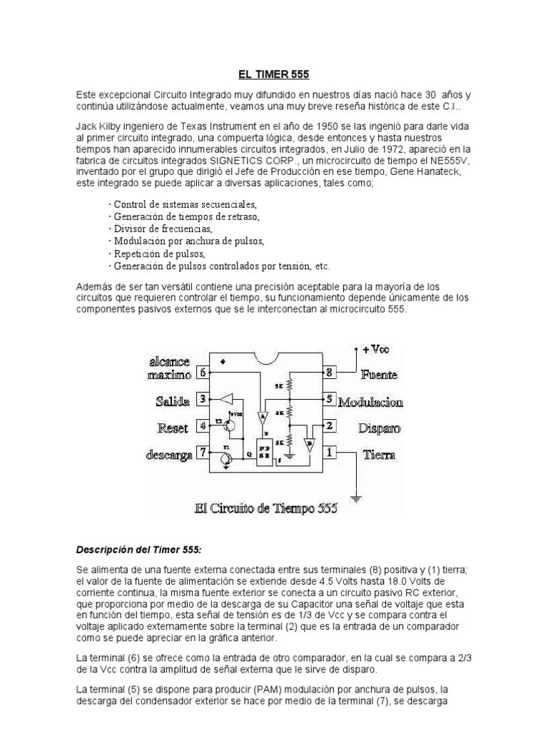 El Timer 555 Transistor Bienes manufacturados
