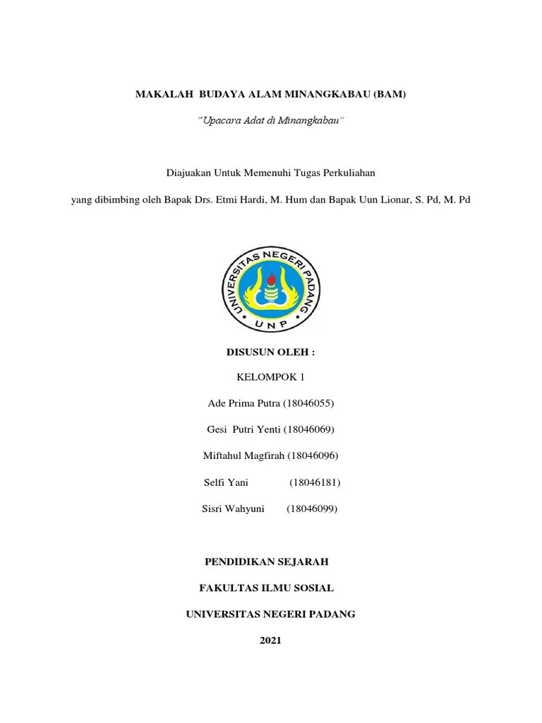 Makalah Kelompok 1 BAM | PDF