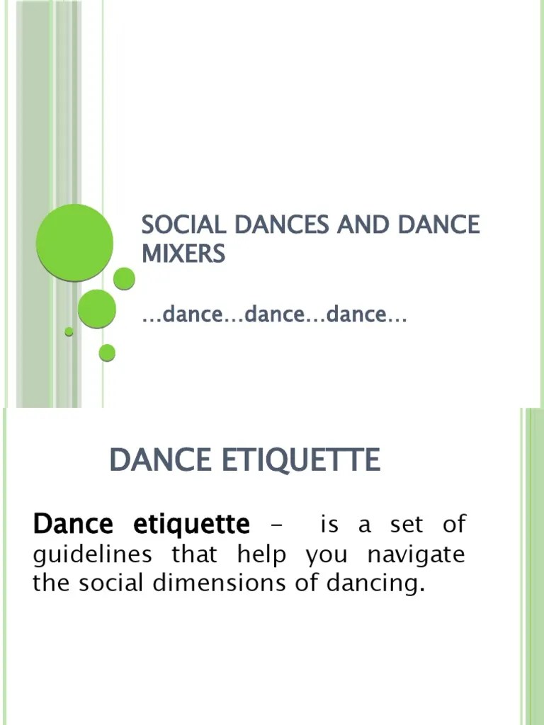 Social Dances and Dance Mixers PDF Ballroom Dance Dances