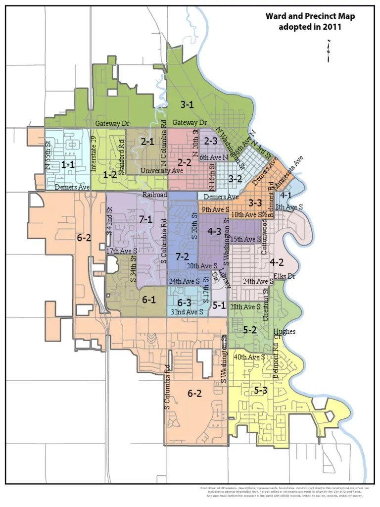 Nov. 22 2021 Grand Forks Old Ward and Precinct Map PDF